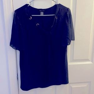 Navy blue Adele & May blouse. Like new condition.